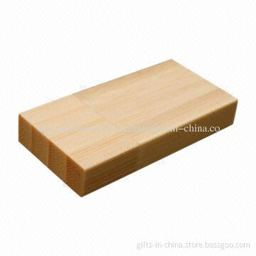 4GB Wood USB Flash Memory Card, Customized Imprinted Logos and Shapes Welcomed